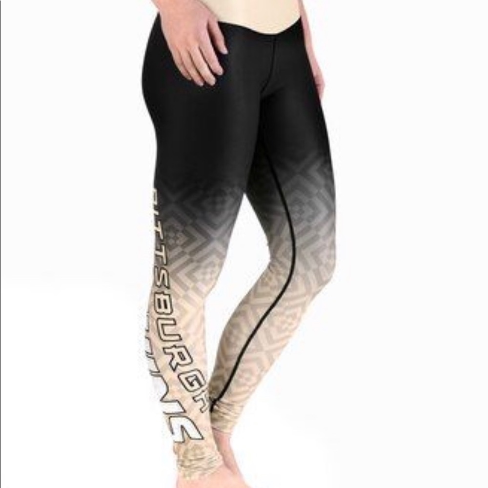 Philadelphia Penguins Black Gradient Print Legging